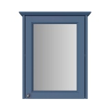 Heritage Caversham 540mm Maritime Blue Single Door Mirror Cabinet